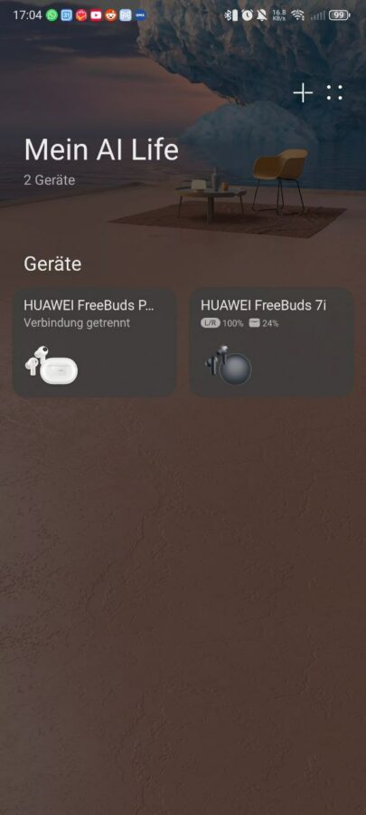 Huawei FreEBuds 7i Test App 5