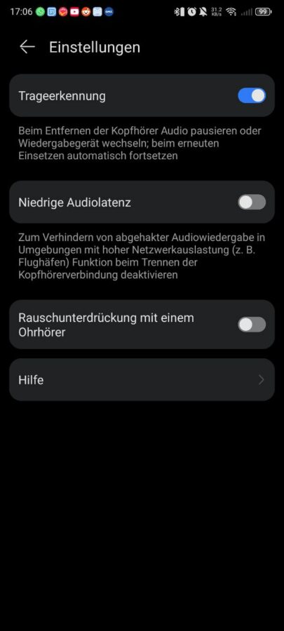 Huawei FreEBuds 7i Test App 7