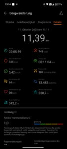 Huawei Watch GT6 Pro Test Bergwanderung 2