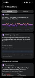 Huawei Watch GT6 Pro Test Schlaf 3