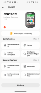 Igsport BSC300 App 2