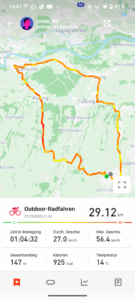 Igsport BSC300 Trainingsdaten und Aufzeichnungen 1