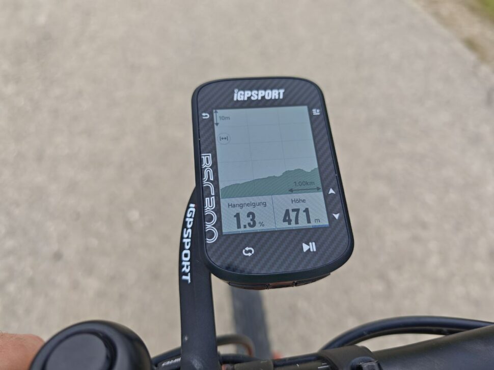 Waehrend der Fahrt iGSport