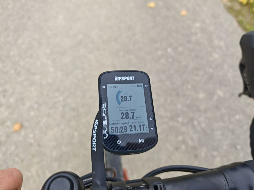 Waehrend der Fahrt iGSport Standard