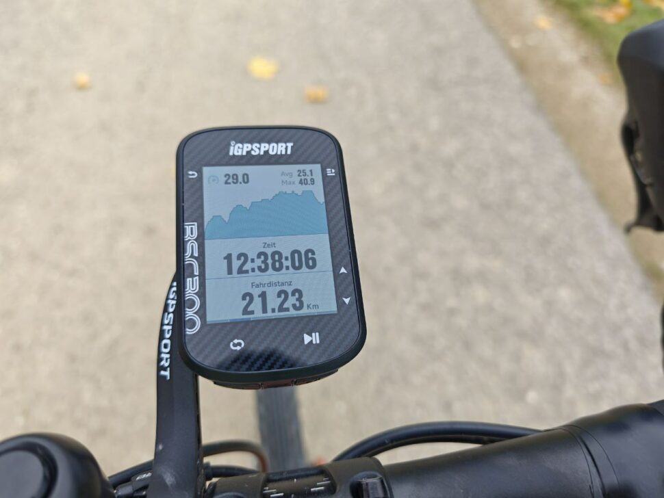 Waehrend der Fahrt iGSport2
