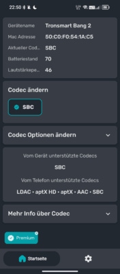 oscal tank1 bluetooth codec