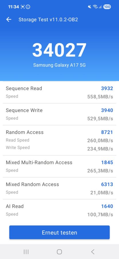 Samsung Galaxy A17 Leistung 6