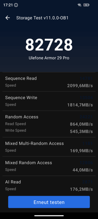 ulefone armor29pro thermal version antutu storage