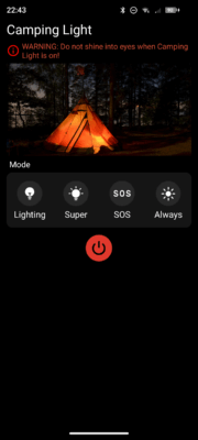 ulefone armor29pro thermal version camping light