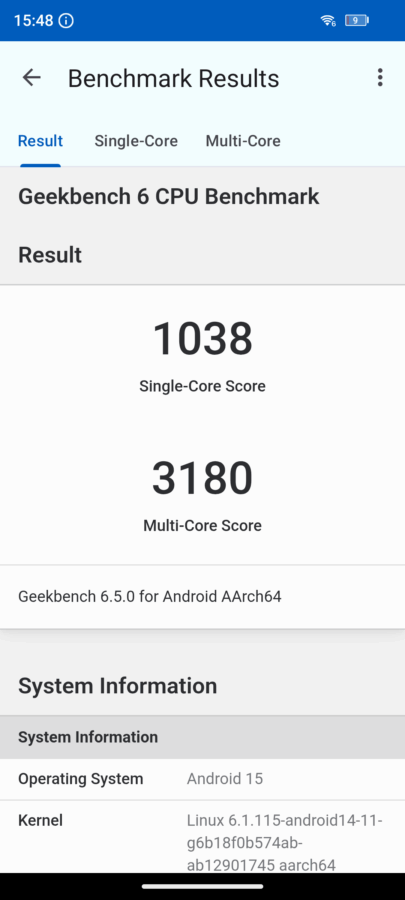 ulefone armor29pro thermal version geekbench6