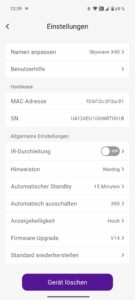 Ultimea Skywave X70 Test Screenshots App 5