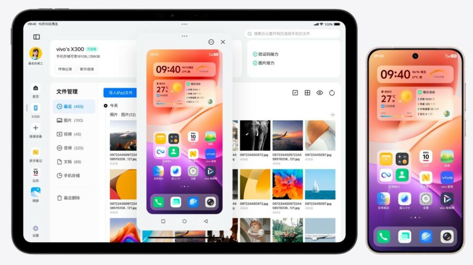 Origin OS 6 Sync mit Apple