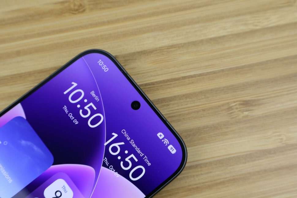 Xiaomi 17 Display Raender Test 3