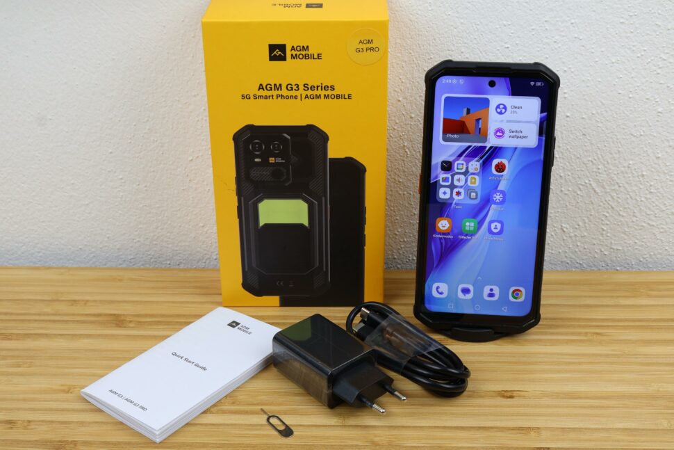 AGM G3 Pro Lieferumfang