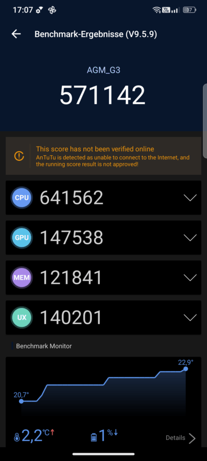AGM G3 Pro Antutu v9
