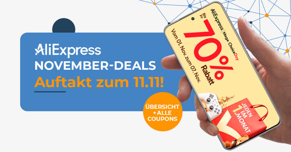 AliExpress Choice Day November 2025 Beitragsbild
