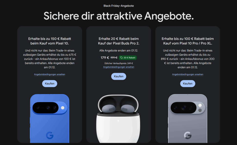 Google Store Black Friday 2025 Banner II