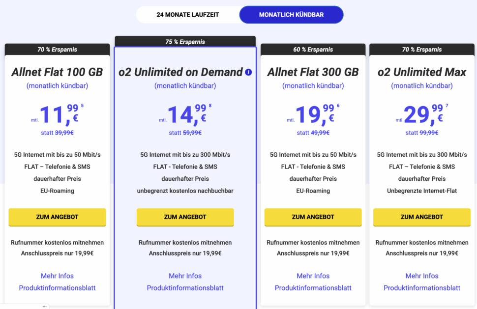 mega sim unlimited 1 monat laufzeit 1