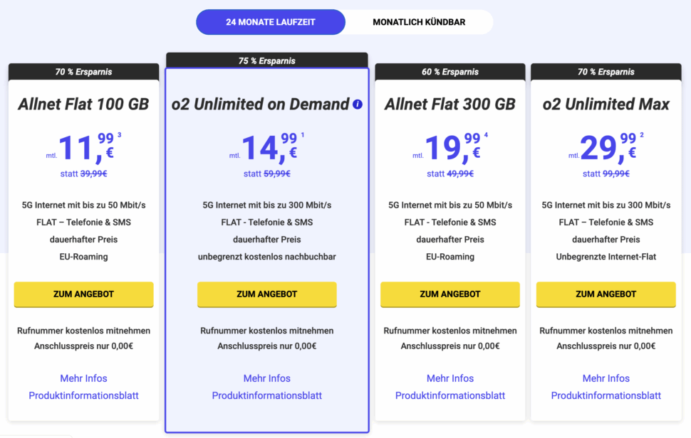 mega sim unlimited 24 monate