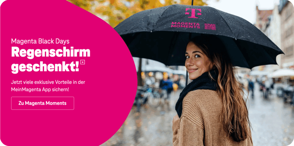 Magenta Moments Regenschirm