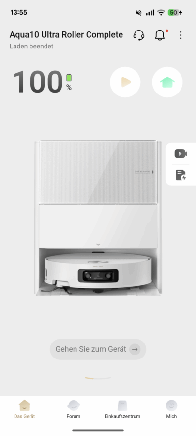 Dreame Aqua10 Ultra Roller App 10 Dreame Aqua10 Ultra Roller App 10