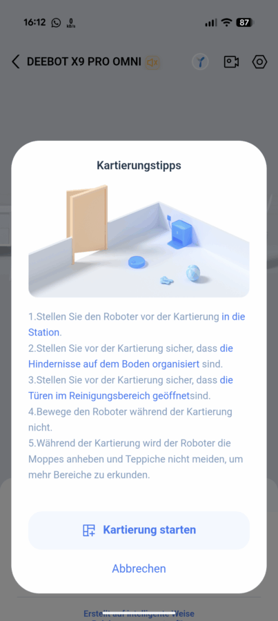 Ecovacs Deebot X9 Pro Omni Screenshot 19 Ecovacs Deebot X9 Pro Omni Screenshot 19
