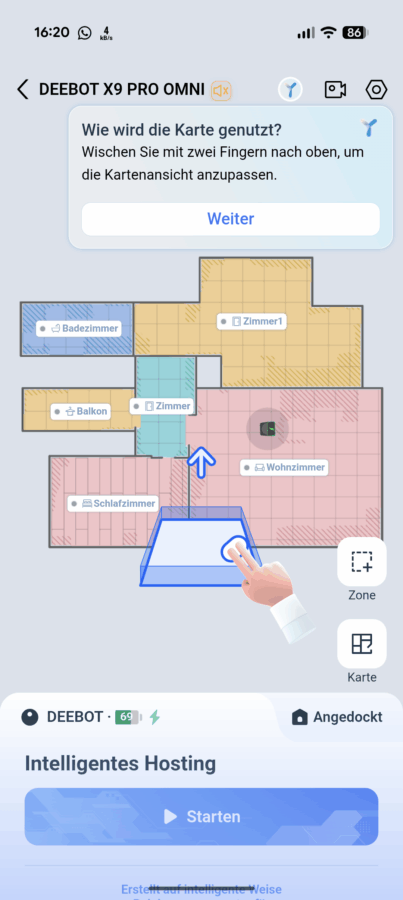 Ecovacs Deebot X9 Pro Omni Screenshot 20 Ecovacs Deebot X9 Pro Omni Screenshot 20