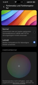 Honor Magic V5 Test Display Einstellungen 2