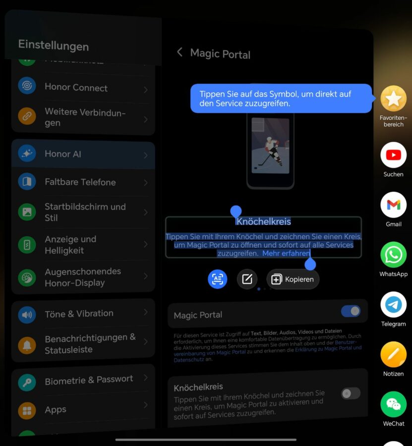Honor Magic V5 Test Honor AI 2