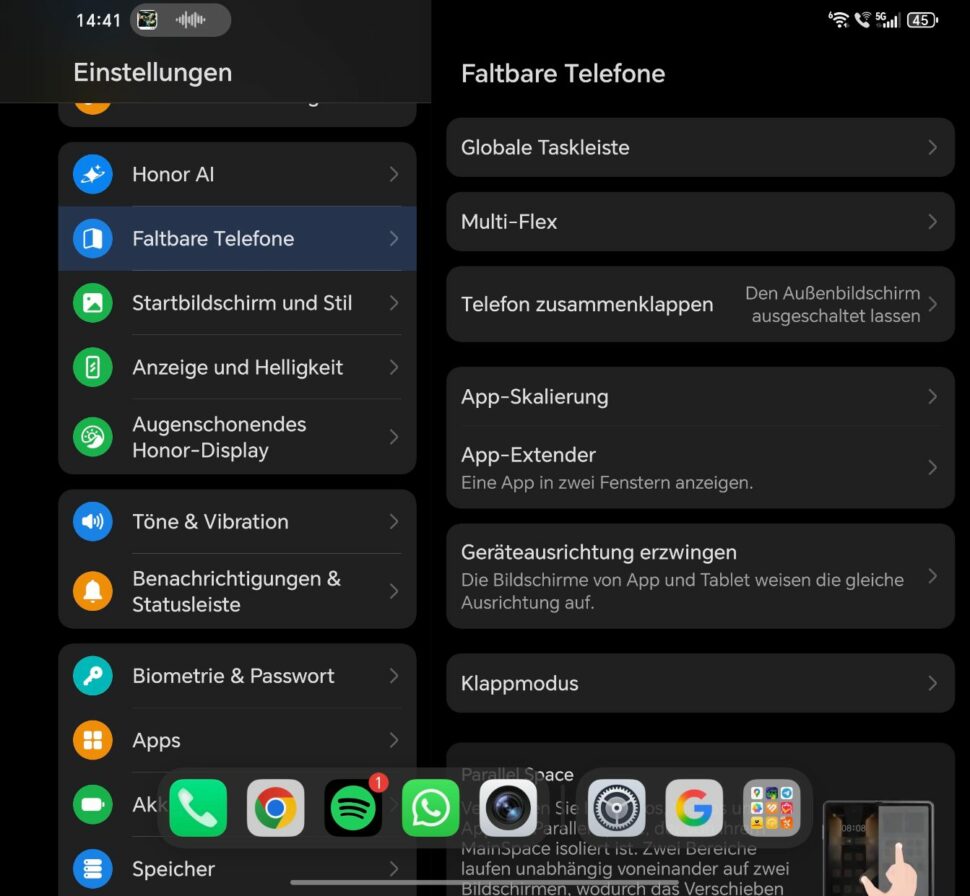 Honor Magic V5 Test System Tablet 2