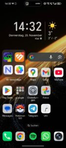 Honor Magic V5 Test System klein 2