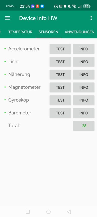 Huawei Pura 80 Ultra Sensors Huawei Pura 80 Ultra Sensors