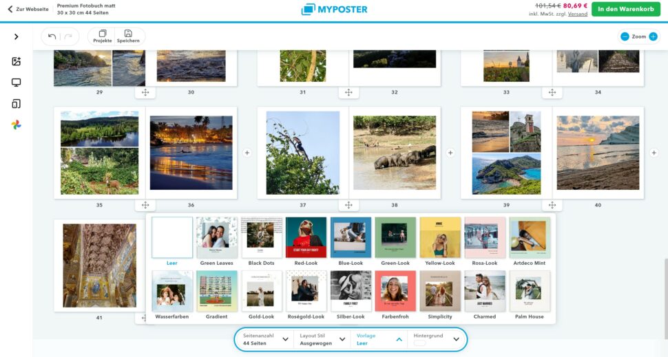 Fotobuch myposter Bedienung Webseite 11 Fotobuch myposter Bedienung Webseite 11