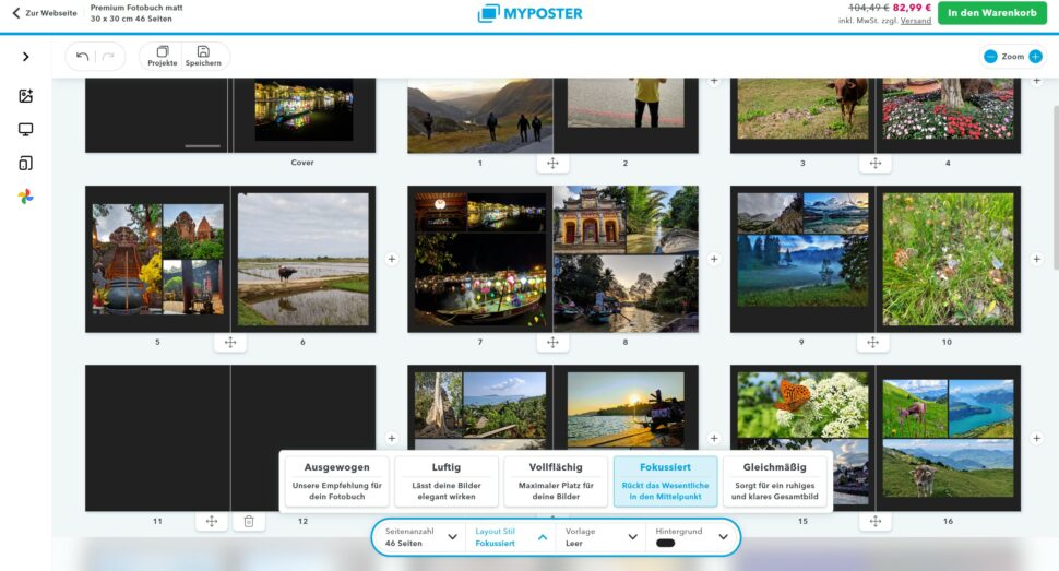 Fotobuch myposter Bedienung Webseite 12 Fotobuch myposter Bedienung Webseite 12