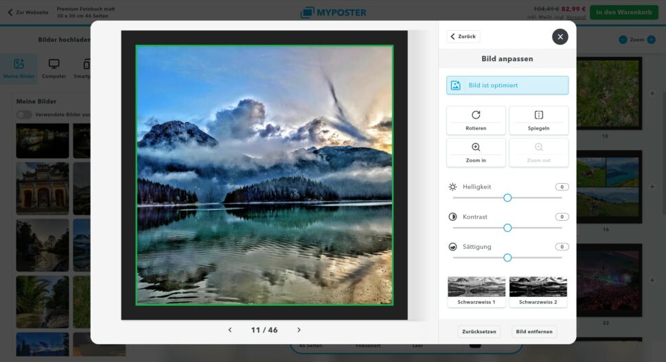 Fotobuch myposter Bedienung Webseite 13 Fotobuch myposter Bedienung Webseite 13