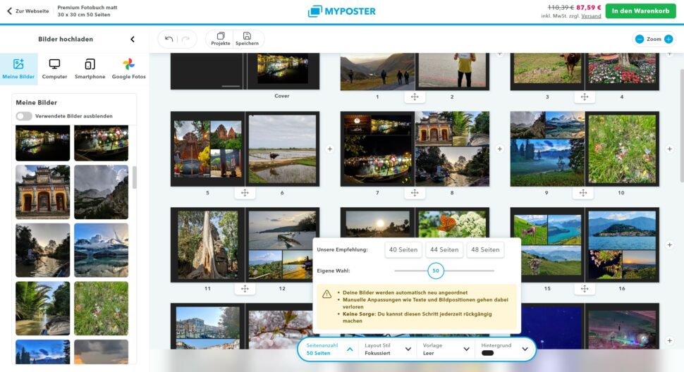 Fotobuch myposter Bedienung Webseite 15 Fotobuch myposter Bedienung Webseite 15