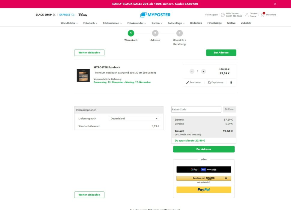 Fotobuch myposter Bedienung Webseite 17 Fotobuch myposter Bedienung Webseite 17
