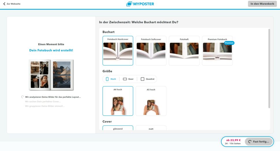 Fotobuch myposter Bedienung Webseite 23 Fotobuch myposter Bedienung Webseite 23
