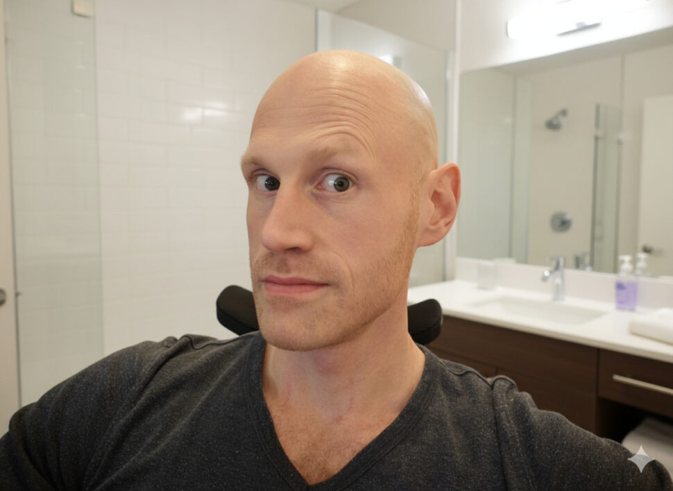 Was für eine schöne Glatze!