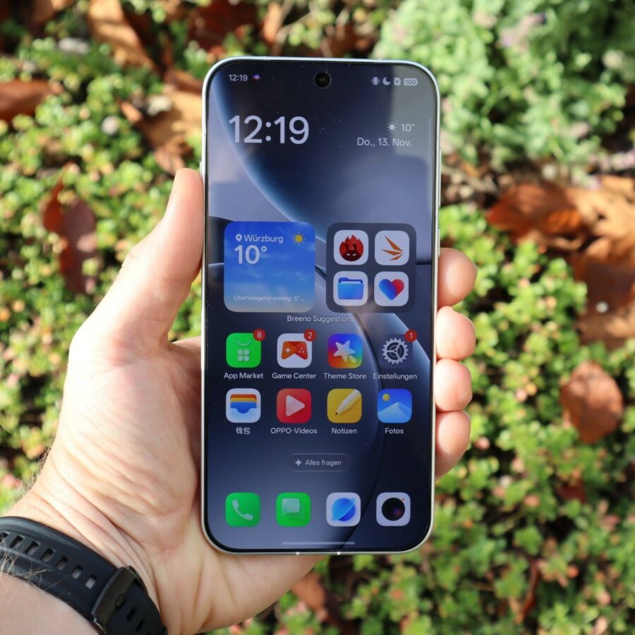 Oppo Find X9 Pro Test Produktfoto Display 1