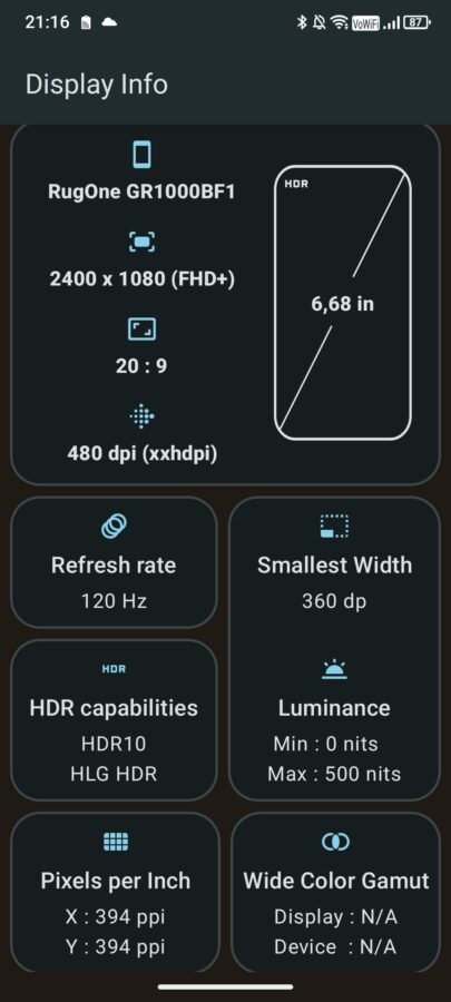 Test RugoneXever7 Display 5 Test RugoneXever7 Display 5