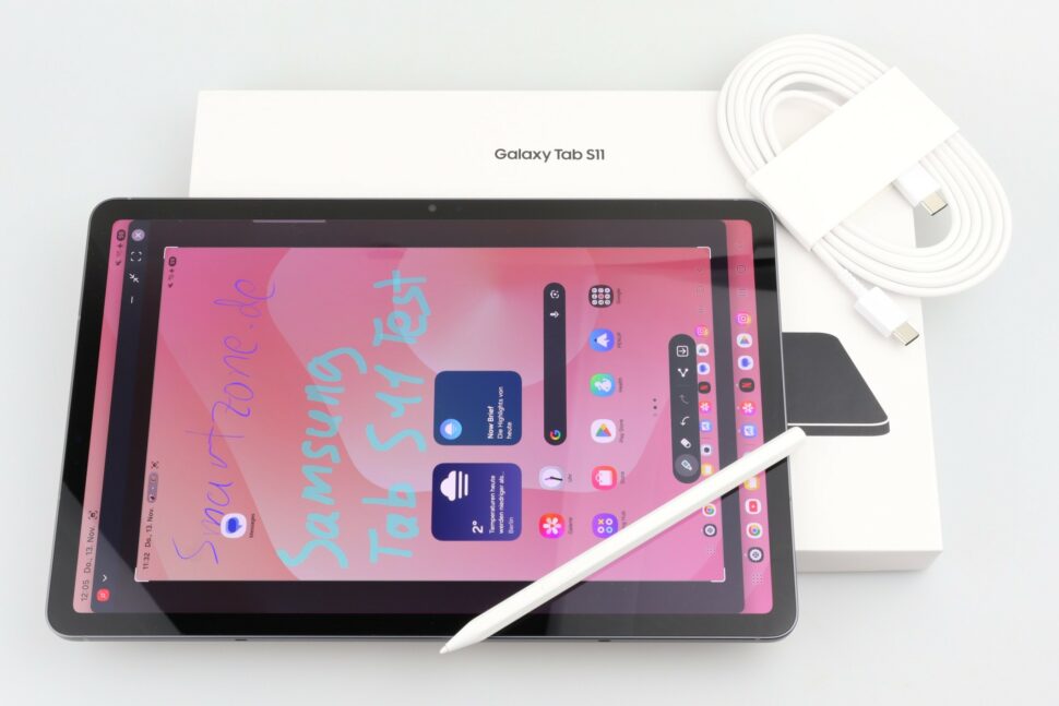 Samsung galaxy tab s11 test lieferumfang