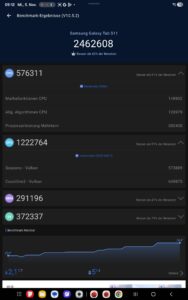 Samsung galaxy tab s11 test screenshot AnTuTu Benchmark 2
