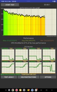 Samsung galaxy tab s11 test screenshot Throtteling 1