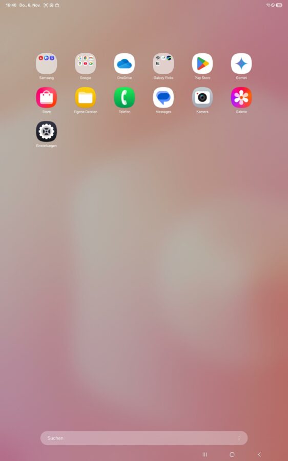 Test TabS11Ultra System 9