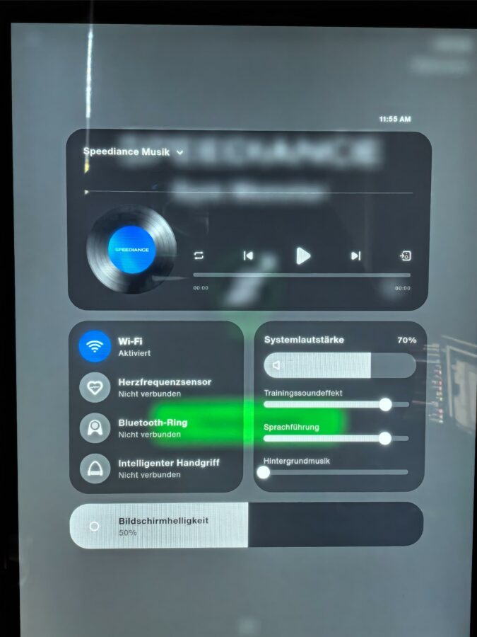 Speediance Gym Monster 2 Test Display Einstellungen 3