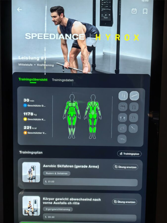 Speediance Gym Monster 2 Test Training Kurs Beispiel 5