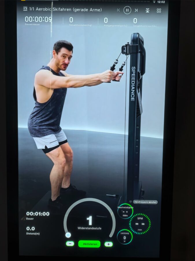 Speediance Gym Monster 2 Test Training Kurs Beispiel 7