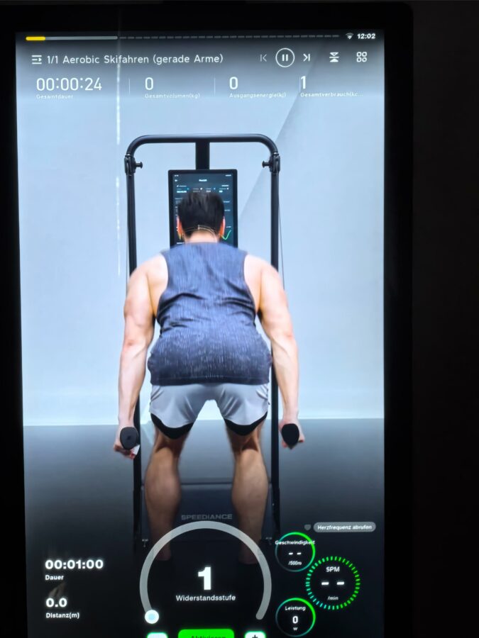 Speediance Gym Monster 2 Test Training Kurs Beispiel 8