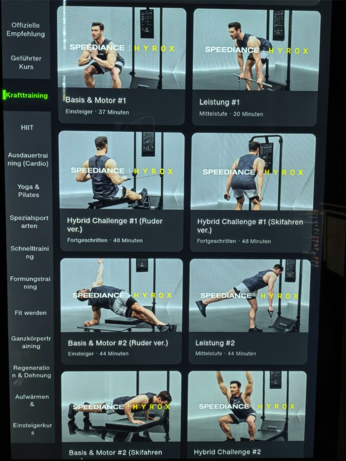 Speediance Gym Monster 2 Test Uebersicht Trainingsprogramme 3